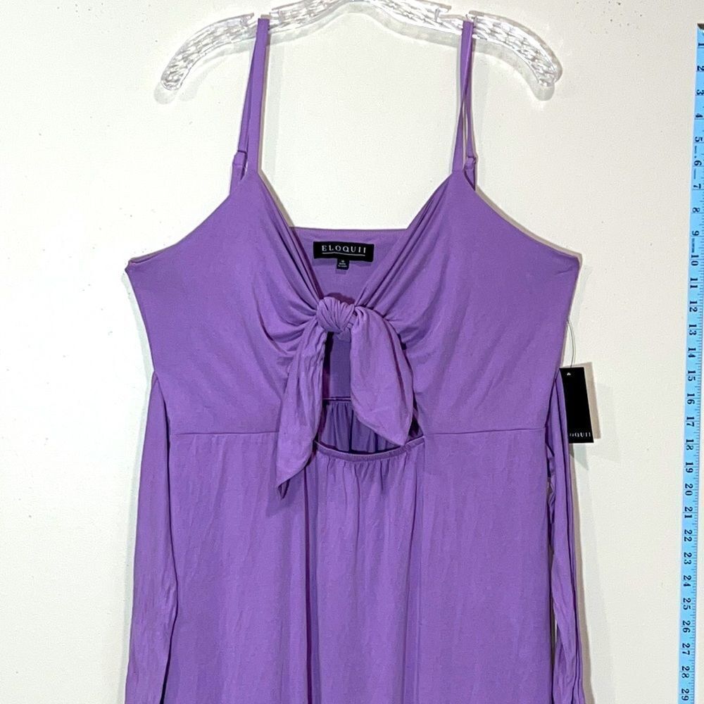 Sexy Purple Sleeveless Plus Size Dress By Eloquii. Size 18 - Picture 2 of 10